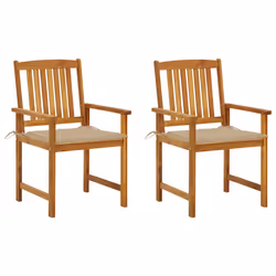 VidaXL 3061173, Terrace, Siège rembourré, Bois d'acacia, Polyester, 610 mm, 570 mm