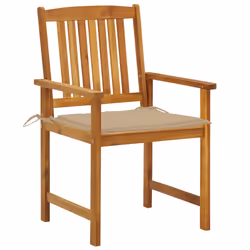 VidaXL 3061174 chaise d'extérieur Terrace Siège rembourré Bois d'acacia