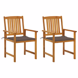 VidaXL 3061184, Terrace, Siège rembourré, Bois d'acacia, Polyester, 610 mm, 570 mm