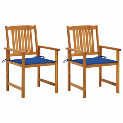 VidaXL 3061188, Terrace, Siège rembourré, Bois d'acacia, Polyester, 610 mm, 570 mm