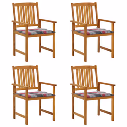 VidaXL 3061194, Terrace, Siège rembourré, Bois d'acacia, Polyester, 610 mm, 570 mm