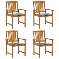 VidaXL 3061196 chaise d'extérieur Terrace Siège rembourré Bois d'acacia