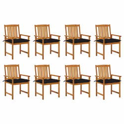 VidaXL 3061212, Terrace, Siège rembourré, Bois d'acacia, Polyester, 610 mm, 570 mm