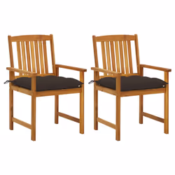 VidaXL 3061214, Terrace, Siège rembourré, Bois d'acacia, Polyester, 610 mm, 570 mm