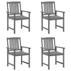 VidaXL 3061224 chaise d'extérieur Terrace Siège rembourré Bois d'acacia Gris