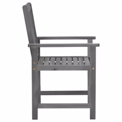 VidaXL 3061230 chaise d'extérieur Terrace Siège rembourré Bois d'acacia Gris - Vue supplémentaire 6