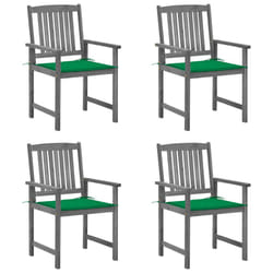 VidaXL 3061232 chaise d'extérieur Terrace Siège rembourré Bois d'acacia Gris