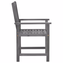 VidaXL 3061236 chaise d'extérieur Terrace Siège rembourré Bois d'acacia Gris - Vue supplémentaire 6