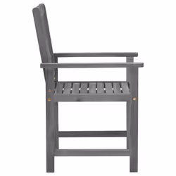 VidaXL 3061238 chaise d'extérieur Terrace Siège rembourré Bois d'acacia Gris - Vue supplémentaire 6