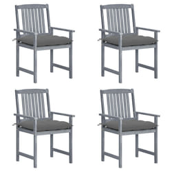 VidaXL 3061254 chaise d'extérieur Terrace Siège rembourré Bois d'acacia Gris