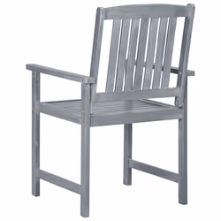 VidaXL 3061274 chaise d'extérieur Terrace Siège rembourré Bois d'acacia Gris - Vue supplémentaire 6