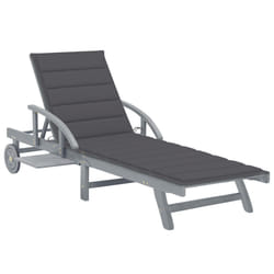 VidaXL 3061329 chaise d'extérieur Linge Siège rembourré Bois d'acacia Gris