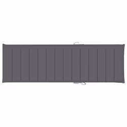 VidaXL 3061329 chaise d'extérieur Linge Siège rembourré Bois d'acacia Gris