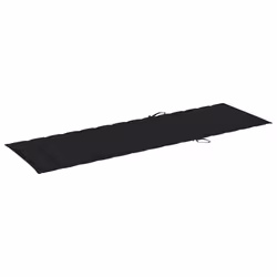 VidaXL 3061336 chaise d'extérieur Linge Siège rembourré Bois d'acacia Noir, Gris