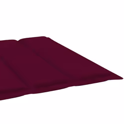 VidaXL 3061338 chaise d'extérieur Linge Siège rembourré Bois d'acacia Gris, Rouge - Vue supplémentaire 4