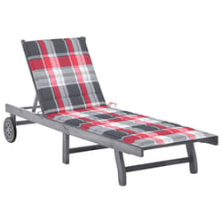 VidaXL 3061372 chaise d'extérieur Linge Siège rembourré Bois d'acacia Gris