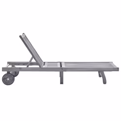 VidaXL 3061372 chaise d'extérieur Linge Siège rembourré Bois d'acacia Gris
