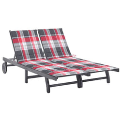 VidaXL 3061402 chaise d'extérieur Linge Siège rembourré Bois d'acacia Gris