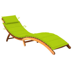 VidaXL 3061583 chaise d'extérieur Linge Siège rembourré Bois d'acacia Vert