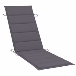 VidaXL 3061587 chaise d'extérieur Linge Siège rembourré Bois d'acacia Anthracite - Vue supplémentaire 8