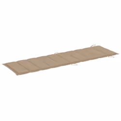 VidaXL 3061590 chaise d'extérieur Linge Siège rembourré Bois d'acacia Beige - Vue supplémentaire 8