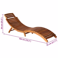 VidaXL 3061591 chaise d'extérieur Linge Siège rembourré Bois d'acacia Bleu - Vue supplémentaire 8