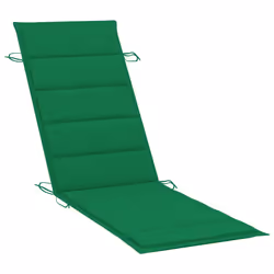 VidaXL 3061592 chaise d'extérieur Linge Siège rembourré Bois d'acacia Vert - Vue supplémentaire 5