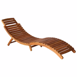VidaXL 3061597 chaise d'extérieur Linge Siège rembourré Bois d'acacia Bleu - Vue supplémentaire 3