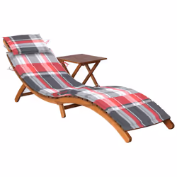 VidaXL 3061600, Linge, Siège rembourré, Bois d'acacia, Polyester, 186 cm, 58 cm