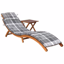 VidaXL 3061601, Linge, Siège rembourré, Bois d'acacia, Polyester, 186 cm, 58 cm
