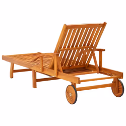 VidaXL 3061604 chaise d'extérieur Linge Siège rembourré Bois d'acacia Crème