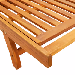VidaXL 3061607 chaise d'extérieur Linge Siège rembourré Bois d'acacia Vert - Vue supplémentaire 7