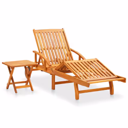 VidaXL 3061628 chaise d'extérieur Linge Siège rembourré Bois d'acacia Vert