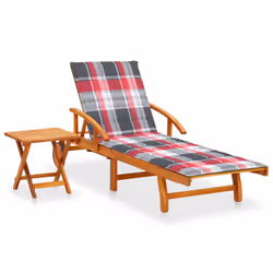 VidaXL 3061630, Linge, Siège rembourré, Bois d'acacia, Polyester, 670 mm, 2000 mm