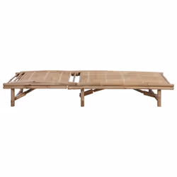 VidaXL 3061636 chaise d'extérieur Linge Siège rembourré Bambou Bleu - Vue supplémentaire 4