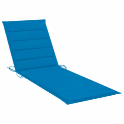 VidaXL 3061636 chaise d'extérieur Linge Siège rembourré Bambou Bleu - Vue supplémentaire 5