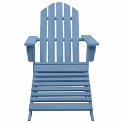VidaXL 315865 chaise d'extérieur Terrace Siège rembourré Bois de pin Bleu