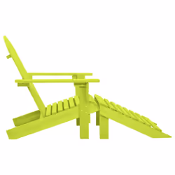 VidaXL 315866 chaise d'extérieur Terrace Siège rembourré Bois de pin Vert