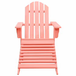 VidaXL 315867 chaise d'extérieur Terrace Siège rembourré Bois de pin Rose