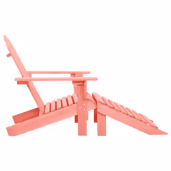 VidaXL 315867 chaise d'extérieur Terrace Siège rembourré Bois de pin Rose