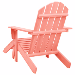 VidaXL 315867 chaise d'extérieur Terrace Siège rembourré Bois de pin Rose - Vue supplémentaire 4