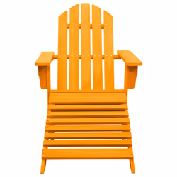 VidaXL 315868 chaise d'extérieur Terrace Siège rembourré Bois de pin Orange