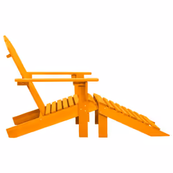 VidaXL 315868 chaise d'extérieur Terrace Siège rembourré Bois de pin Orange
