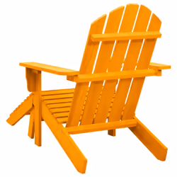 VidaXL 315868 chaise d'extérieur Terrace Siège rembourré Bois de pin Orange - Vue supplémentaire 4