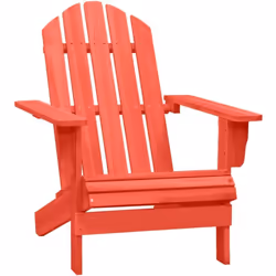 Détendez-vous dans le jardin ou sur le patio dans cette chaise Adirondack confortable ! Cette chaise de jardin, fabriquée en  ...