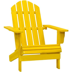 Vidaxl - Chaise de jardin Adirondack Bois de sapin massif Jaune