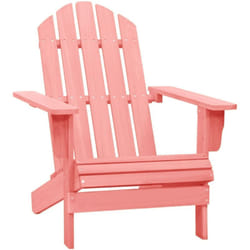Vidaxl - Chaise de jardin Adirondack Bois de sapin massif Rose