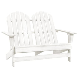 VidaXL 315899 chaise d'extérieur Terrace Siège rembourré Bois de pin Blanc