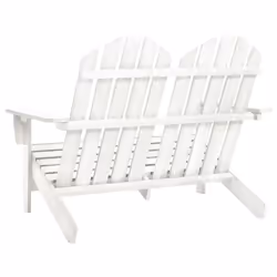VidaXL 315899 chaise d'extérieur Terrace Siège rembourré Bois de pin Blanc - Vue supplémentaire 4