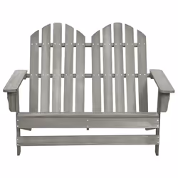 VidaXL 315900 chaise d'extérieur Terrace Siège rembourré Bois de pin Gris